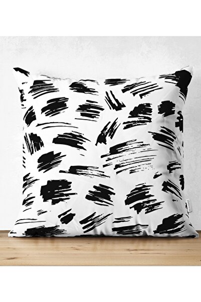 Realhomes Husă de pernă din piele de căprioară cu două fețe, cu motiv de flor...