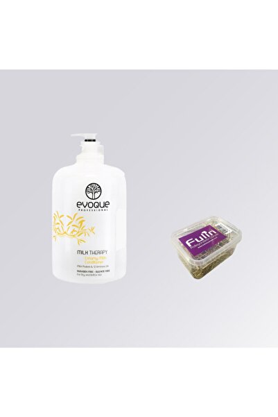 evoqua شامبو ميلكثيرابي خالي من الكبريتات 1000 مل ومشبك سلك أصفر فولين 500 جرام