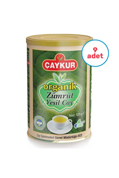 Çaykur 9 Pieces Organic Emerald Green Tea 125 Gr