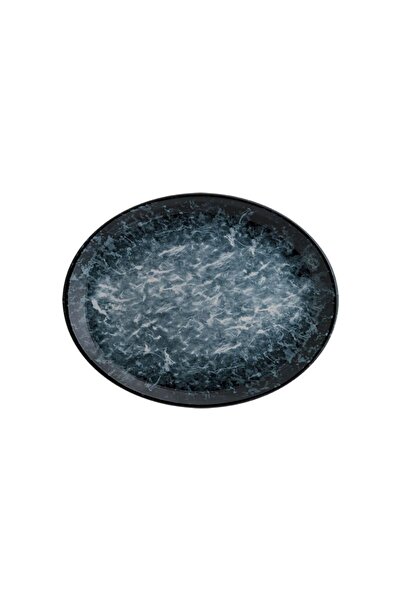 Bonna Porselen Bonna Sepia Moove Oval Plate 36*28 cm