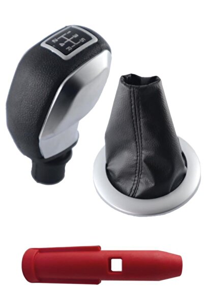ZETOTO Megane 2 Sport Gear Knob and Gear Bellows in Gray Color Detailed