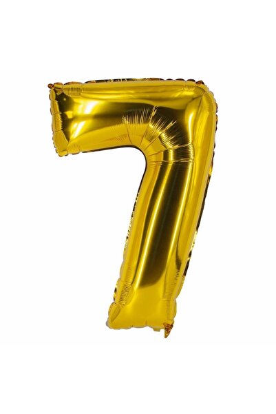 ikm balon بالون فويل ذهبي عدد 7 مقاس 40 بوصة 100 سم