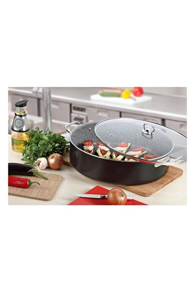 Altınbaşak Granit Kaplamalı Mega Karnıyarık Tencere 4006.alb.135g.32