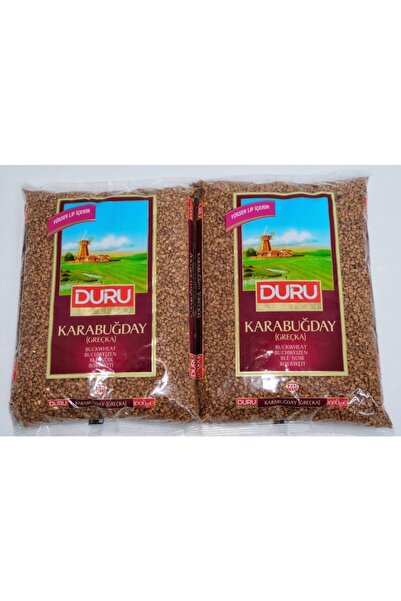 Duru Bulgur Duru Karabuğday (greçka) 1000 Gr 2 Li Set