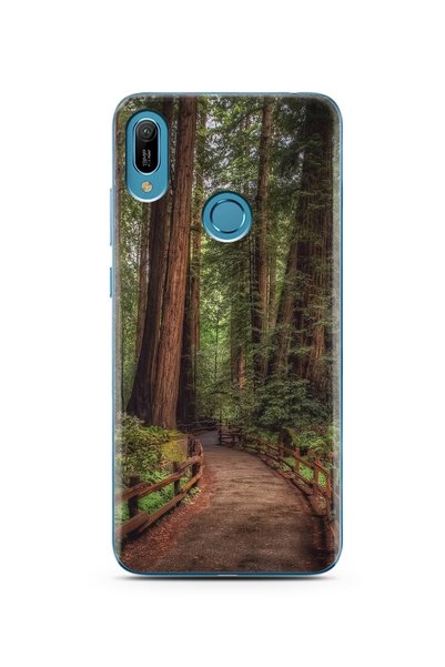 Spoyi Super Transparent Silicone Phone Case with Forest Road Design Huawei Y6...