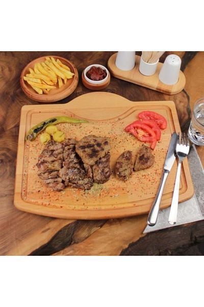 Kenzlife Kenzwood Wooden Presentation Board - for Kyn Essay, Steak, Home, Pita, Meatball and Hamburger