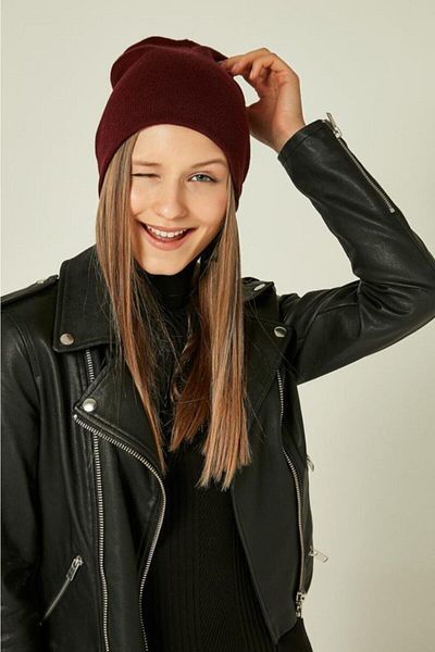 EKstore Unisex Claret Red Beret Basic