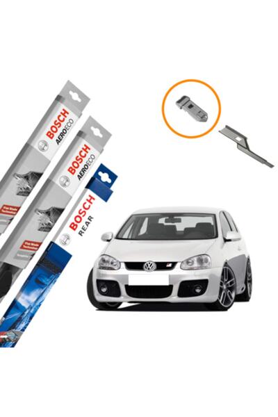 Bosch Vw Golf 5 Ön Ve Arka Muz Silecek Takımı Aeroeco 2006-2009