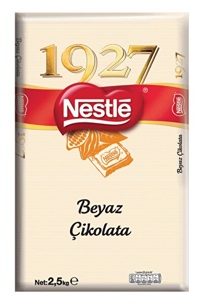 Nestle 1927 Beyaz Kuvertür Çikolata 2.5 kg