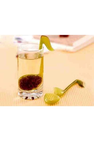 Bundera 3Pcs Musical Note Shaped Herbal Tea Infuser Cup Cups Tea Brewing Spoon