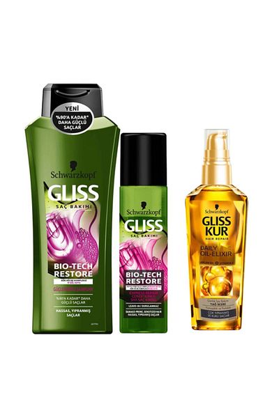 Gliss Bio-Tech Restore - Strengthening Hair Care Set