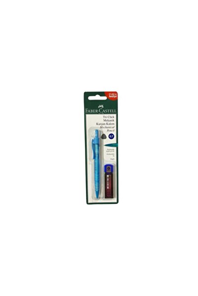 Faber Castell Faber-castell Tri Click Versatil Pen 0.7 + Min Blue