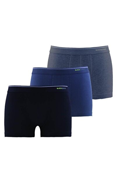 Blackspade Ανδρικό Boxer 3 Pack - Tender Cotton 9670, Black Antra Melange Ant...