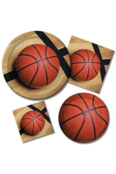 Parti Dünyası Basketbol Partisi 24 Kişilik Parti Seti