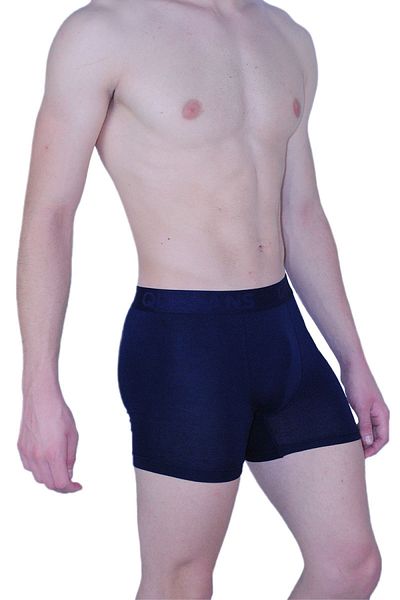 COTBOXER Ανδρικό μπόξερ Navy Blue Queans Bamboo