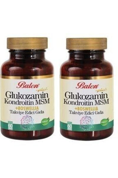 Balen 2 Boxes of Glucosamine Chondroitin Msm Boswellia Acne Tablet 60 X 1200 Mg Glucosamine Boswellia