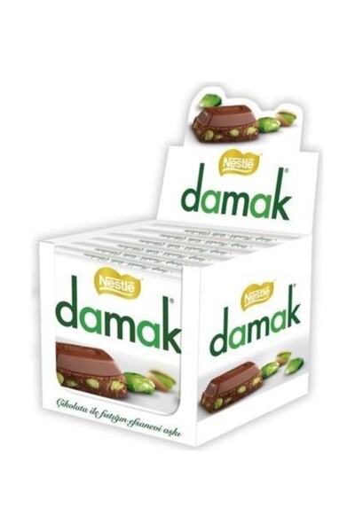 Nestle Damak Antep Fıstıklı Beyaz Kare Çikolata 24 Adet