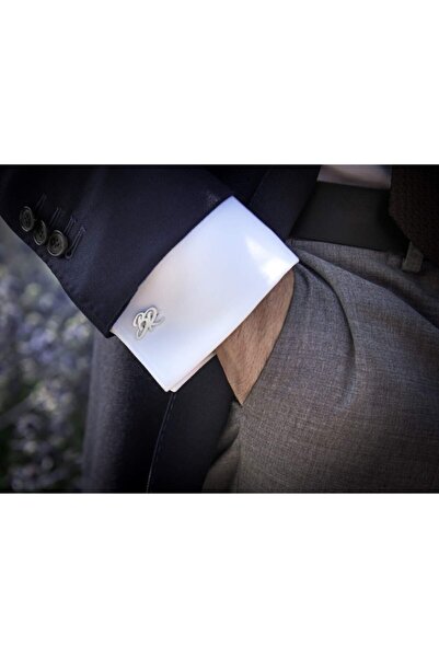 BERCHINE Gümüş Kol Düğmesi 925 Ayar