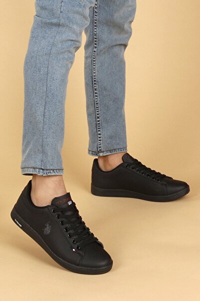 U.S. Polo Assn. Franco Dhm Günlük Erkek Siyah Spor Ayakkabı