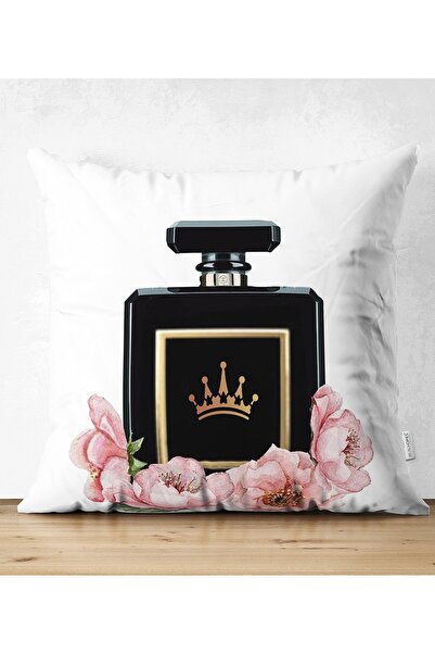 Realhomes غطاء وسادة من جلد الغزال ثلاثي الأبعاد مطبوع رقميًا بتصميم عطر كوكو مزدوج الجوانب