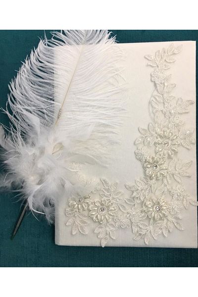 Turkuaz Bridal Memory Book, Memory Book, Bridal Wedding Book, Signature Pen,