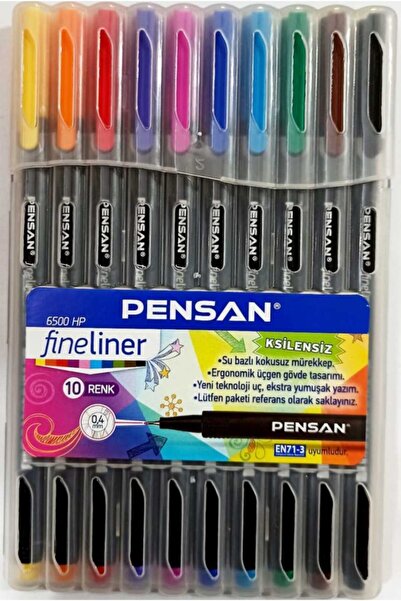 Pensan فينلاينر 10 ألوان 6500 حصان