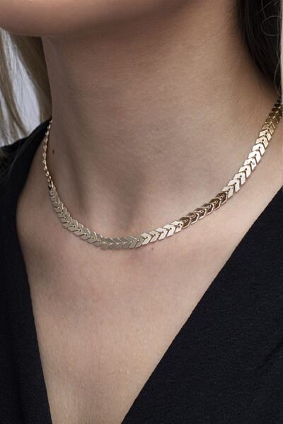 Sortie Aksesuar Kadın Altın Rengi Tekli Kolye 032