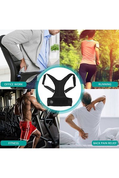 Ankaflex Spine Posture Corrector Apparatus For Upright Posture Waist Back Pain Support Prevent Hunching