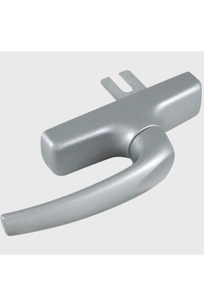AKSMAR Aluminyum Eksenel Pencere Kolu Çatal Tek Dilli Gri