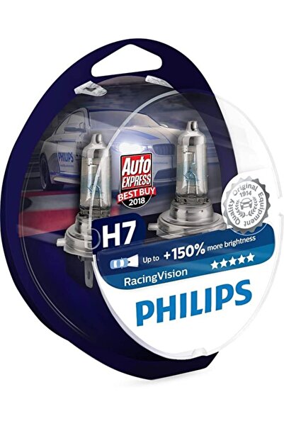 Philips H7 +150 Fazla Işık Racing Vision X-treme 12v