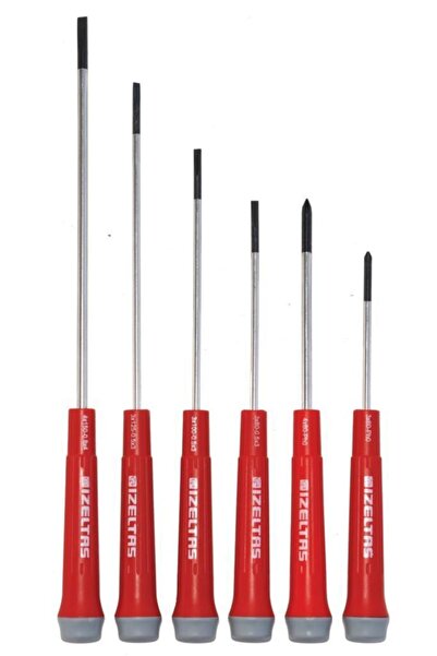 İzeltaş 4500008106 Elektronikçi Tip Klemens Tornavida Seti 6 Parça