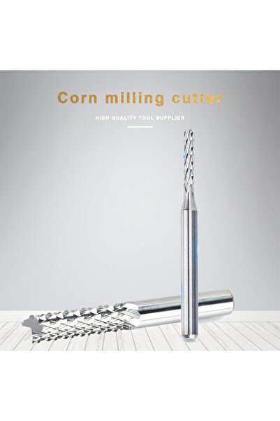 Depolife Carbide Yönlendirici Bit End Mill Freze Cnc Karbür Ucu Kesici Ahşap Ve Alüminyum 2.4mm