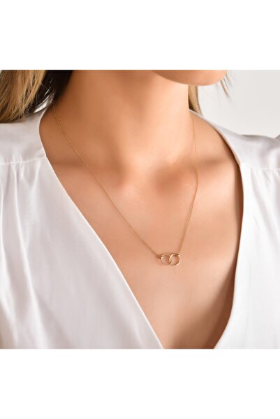 Yamaner Kuyumculuk Iç Içe Geçen Halka Kolye