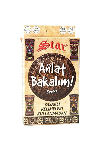 Star Anlat Bakalım Oyun Kartları Seri-1 Yasaklı Kelimeler