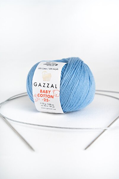 Gazzal Пряжа Baby Cotton 25 гр. Amigurumi, Punch для ручного в'язання, пряжа ...