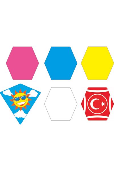 Onur uçurtma her çocuğun bir masalı olmalı Set of 50 Mixed Colors Kites