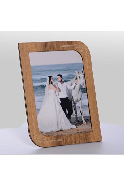Genel Markalar Ahşap Yerli Ceviz Rengi Resim Çerçeve 10x15
