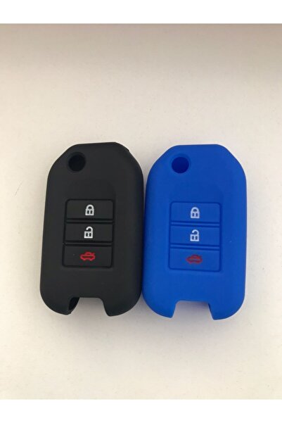 ŞENYILDIZ AKSESUAR قطعتان من حافظة مفاتيح السيليكون المتوافقة مع Civic FC5 Cr...