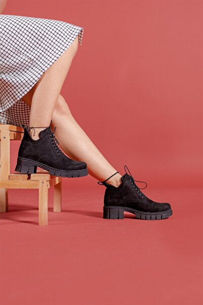 Riccon Černé semišové dámské boty0012202