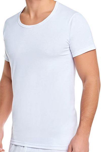 Mevsim underwear Mevsim 6 τεμαχίων λευκό ανοιχτόχρωμο χτενισμένο βαμβακερό ανδρικό εσώρουχο με λαιμόκοψη 34302