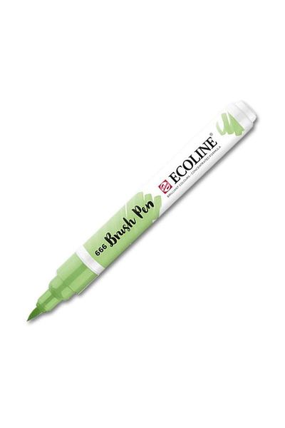 Talens Ecoline Brush Pen Brush Tip Pen 666 Pastel Green
