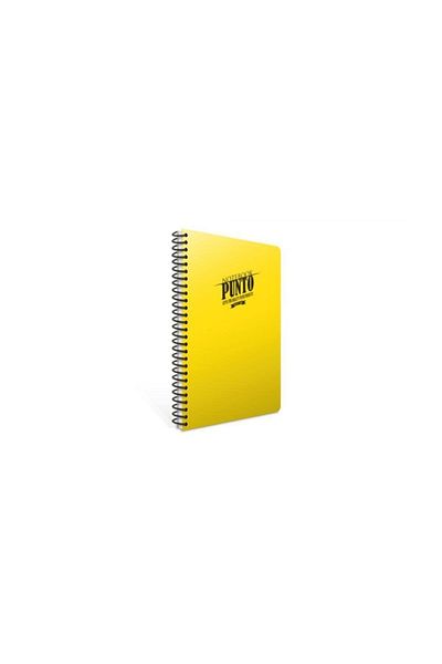 Gıpta Punto A4 100 Sheets Unlined Plastic Cover Spiral Notebook