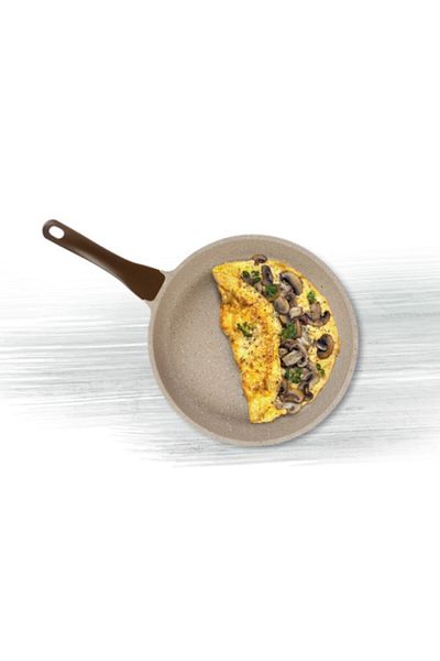 ThermoAD Granite 3-Piece Cast Iron Pan Set Mink Color