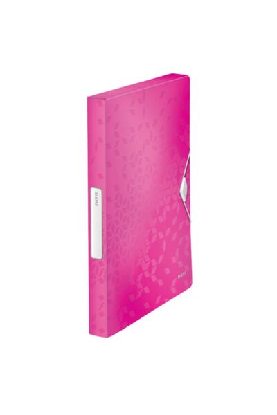 Leitz 4629 Active Wow Kalın Lastikli Dosya Metalik - Pembe