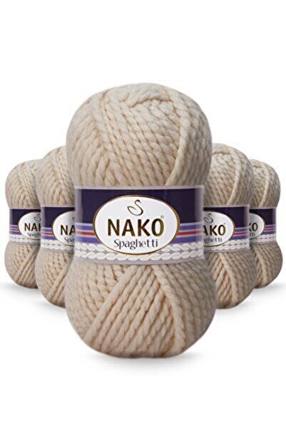 NAKO Spaghetti 23116 | Kışlık Ip Yünlü | 5 Adet