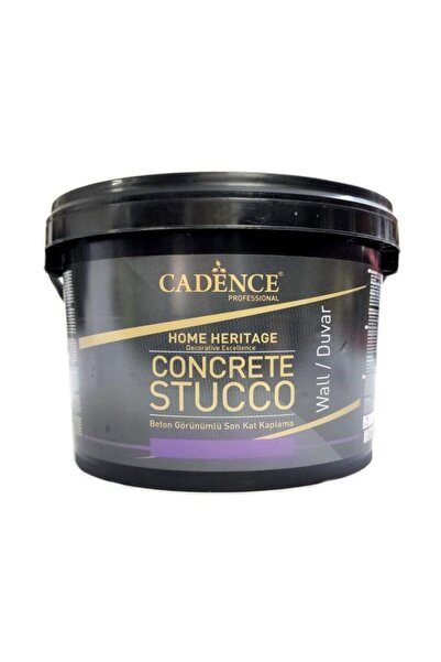 Cadence Concrete Stucco Beton Görünümlü Son Kat Kaplama 3 Kg Gri / Kalın