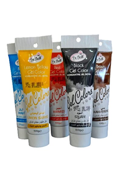 Dr. Gusto Dr Gusto 5 Li Set Limon Sarı / Mavi / Siyah / Kırmızı / Kahverengi ...