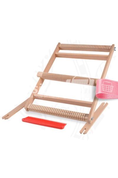 Şirin Kasnak Ξύλινος Πάγκος Εκπαιδευτικής Υφαντικής Κατασκευής 32 Καναλιών - ...