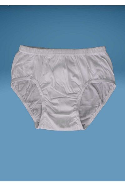 FAAL Pack of 5 100% Cotton Boy's Slip Panties White
