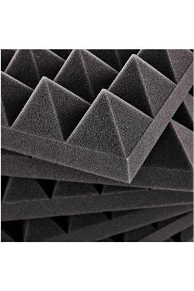 Genel Markalar TR Türkeli Ses Yalıtımı Akustik Piramit Süngeri Kendinden Yapışkanlı 40mm 50x50 Ses Yalıtımı